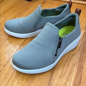 Ryka Luminous Grag Green Slip-On Women's Wedge Sneakers